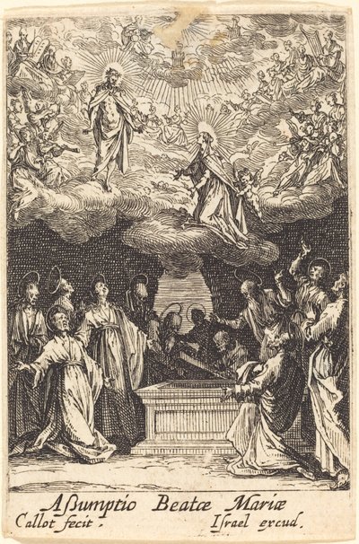 La asunción de la Virgen de Jacques Callot