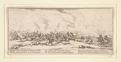 La batalla, de Miserias y desastres de la guerra de Jacques Callot