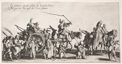 Los bohemios, c. 1621-1625 de Jacques Callot