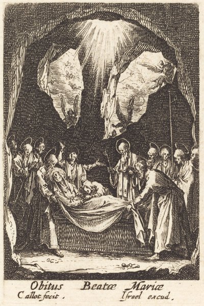 El entierro de la Virgen de Jacques Callot