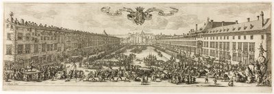 La Carrière, o Rue Neuve, en Nancy (La calle nueva) de Jacques Callot
