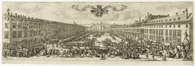 La Carrière, o Rue Neuve, en Nancy (La calle nueva) de Jacques Callot