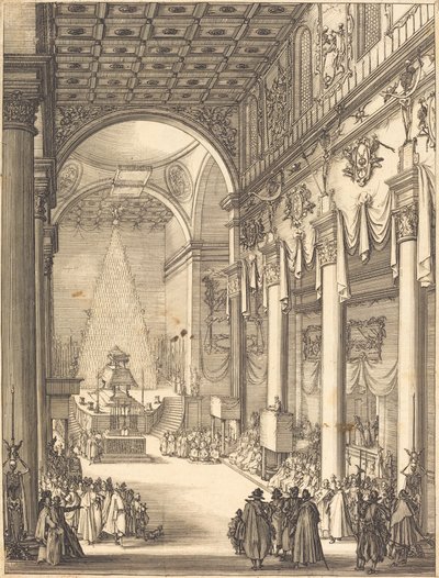 El catafalco del emperador Matías de Jacques Callot