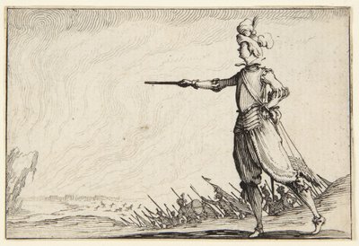 El comandante a pie de Jacques Callot