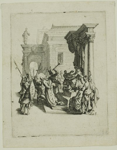 La condena a muerte, de La pequeña pasión de Jacques Callot