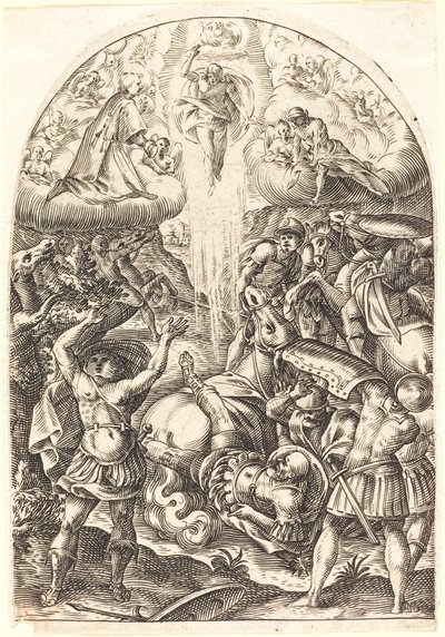 La Conversión de San Pablo, 1608-1611 de Jacques Callot