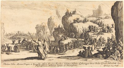 El cruce del Mar Rojo de Jacques Callot