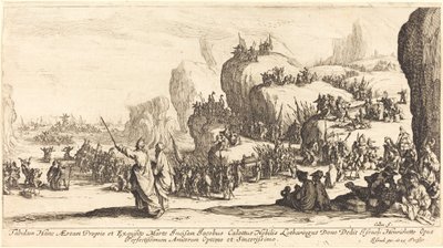 El Cruce del Mar Rojo de Jacques Callot