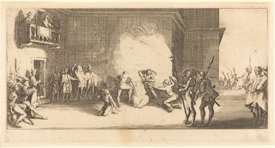 La coronación de espinas de Jacques Callot