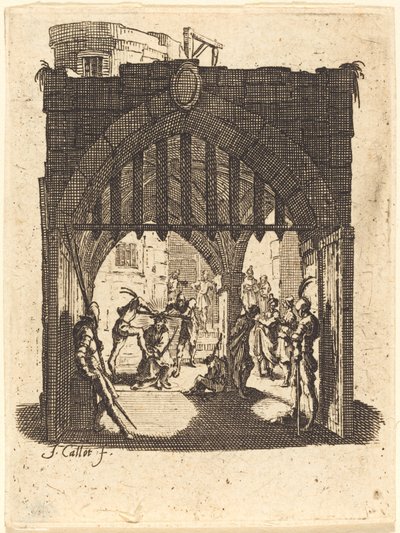 La coronación con espinas, c. 1624-1625 de Jacques Callot