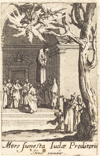 La muerte de Judas de Jacques Callot