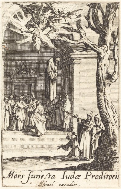 La Muerte de Judas, c. 1634-1635 de Jacques Callot