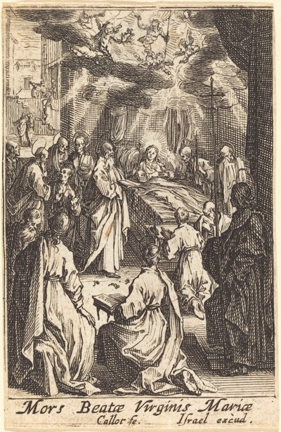 La muerte de la Virgen de Jacques Callot