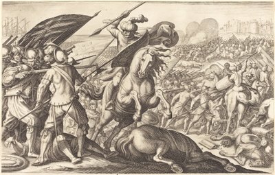 La Derrota de la Caballería Turca, c. 1614 de Jacques Callot