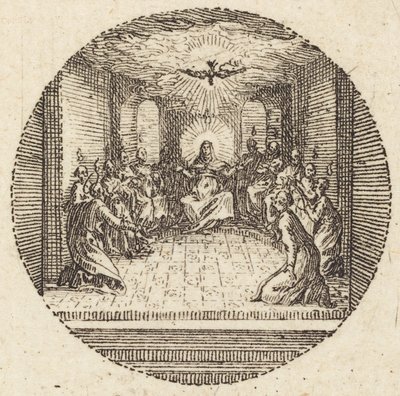 El descenso de la paloma sagrada de Jacques Callot