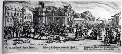 La destrucción de un monasterio, lámina 6 de 