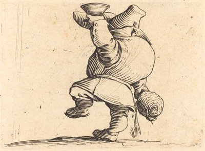 El bebedor, vista trasera de Jacques Callot