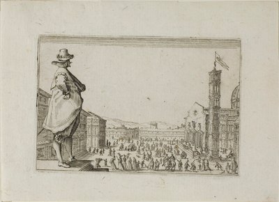 El Duomo en Florencia, de Los Caprichos de Jacques Callot
