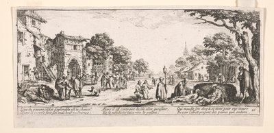 Morir al borde de la carretera de Jacques Callot