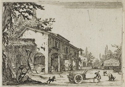La fábrica, de Los Caprichos de Jacques Callot