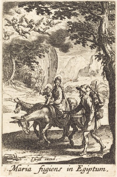 La Huida a Egipto de Jacques Callot