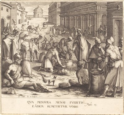 Los pesadores de grano de Jacques Callot