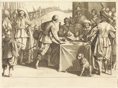 La contratación de las tropas de Jacques Callot