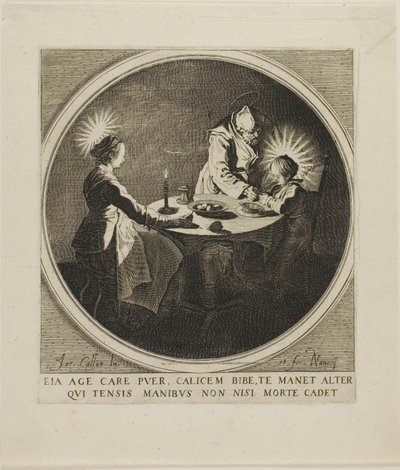 La Sagrada Familia a la mesa de Jacques Callot