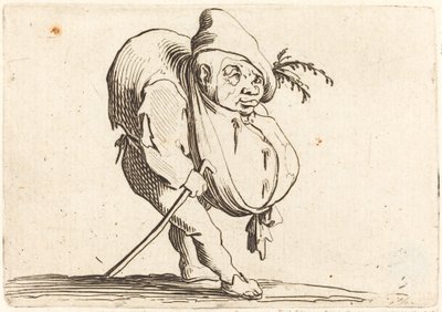 El jorobado con bastón de Jacques Callot