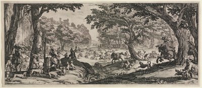 The Large Hunt de Jacques Callot