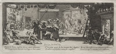 Las grandes miserias de la guerra: Saqueo de Jacques Callot