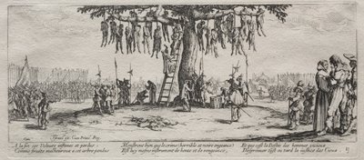 Las grandes miserias de la guerra: El ahorcamiento de Jacques Callot