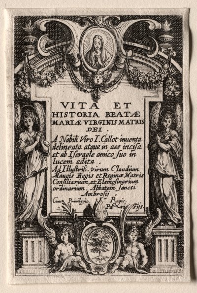 La Vida de la Virgen de Jacques Callot