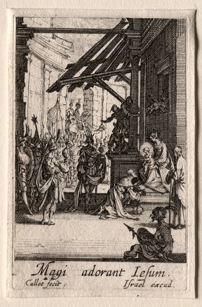 La vida de la Virgen: La adoración de los Magos de Jacques Callot