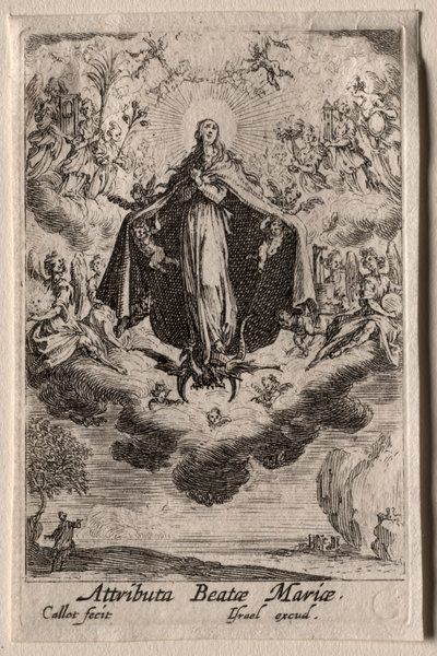 La Vida de la Virgen: Los Atributos de la Virgen de Jacques Callot