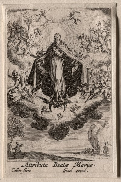 La vida de la Virgen: Los atributos de la Virgen de Jacques Callot