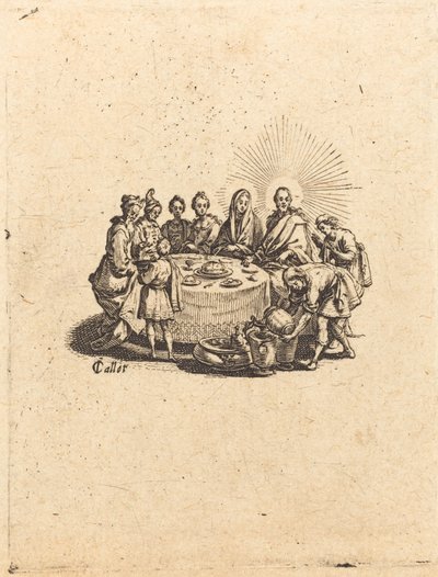 Las bodas de Caná de Jacques Callot