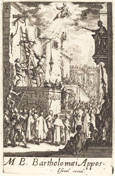 El martirio de San Bartolomé, c. 1634-1635 de Jacques Callot