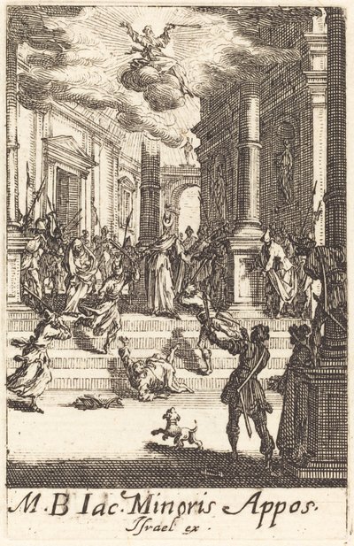 El martirio de Santiago el Menor de Jacques Callot