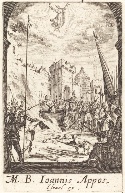 El Martirio de San Juan Evangelista, c. 1634-1635 de Jacques Callot