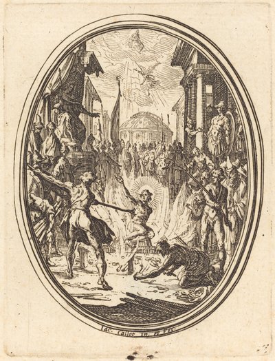 El martirio de San Lorenzo de Jacques Callot