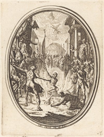El martirio de San Lorenzo de Jacques Callot