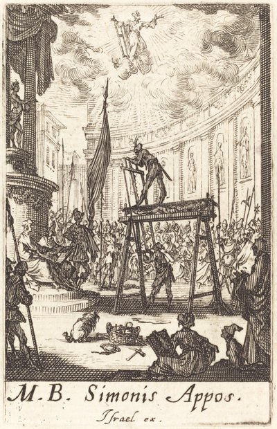 El martirio de San Simón de Jacques Callot