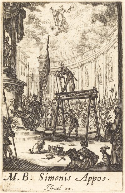 El Martirio de San Simón de Jacques Callot