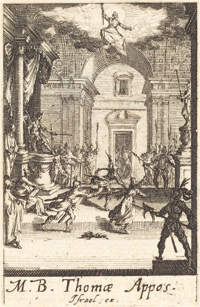 El martirio de Santo Tomás de Jacques Callot