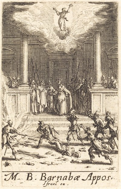 El martirio de San Bernabé de Jacques Callot