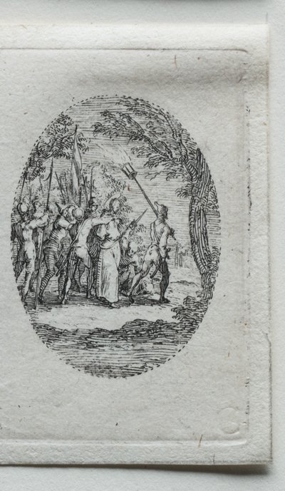Los misterios de la Pasión: Cristo capturado de Jacques Callot