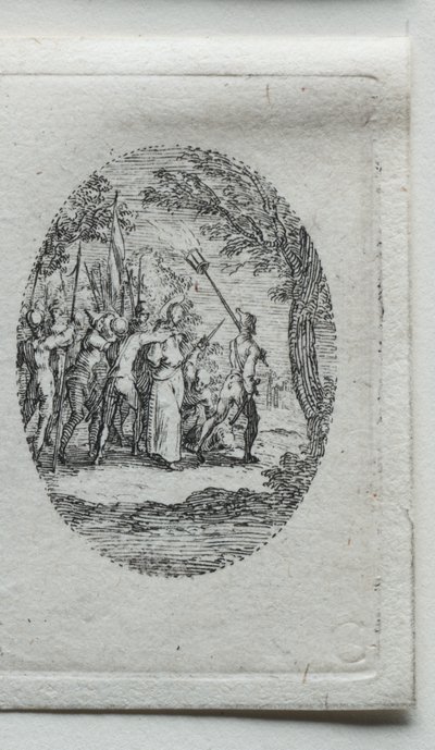 Los Misterios de la Pasión: Cristo Capturado de Jacques Callot