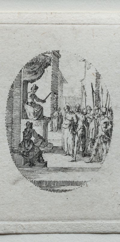 Los misterios de la Pasión: Cristo ante Pilato de Jacques Callot