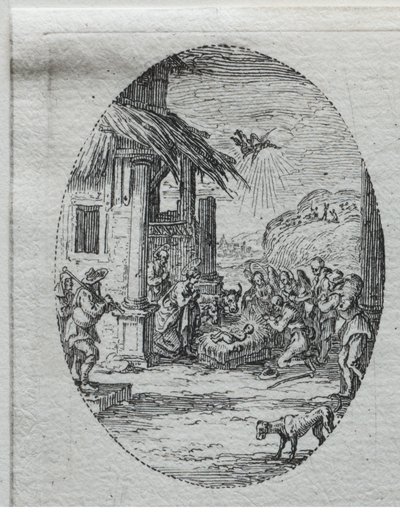 Los misterios de la Pasión: La Adoración de los Pastores de Jacques Callot